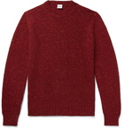 Aspesi - Mélange Wool Sweater - Claret