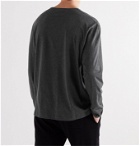 THE ROW - Jaco Mélange Cotton and Cashmere-Blend Jersey T-Shirt - Gray
