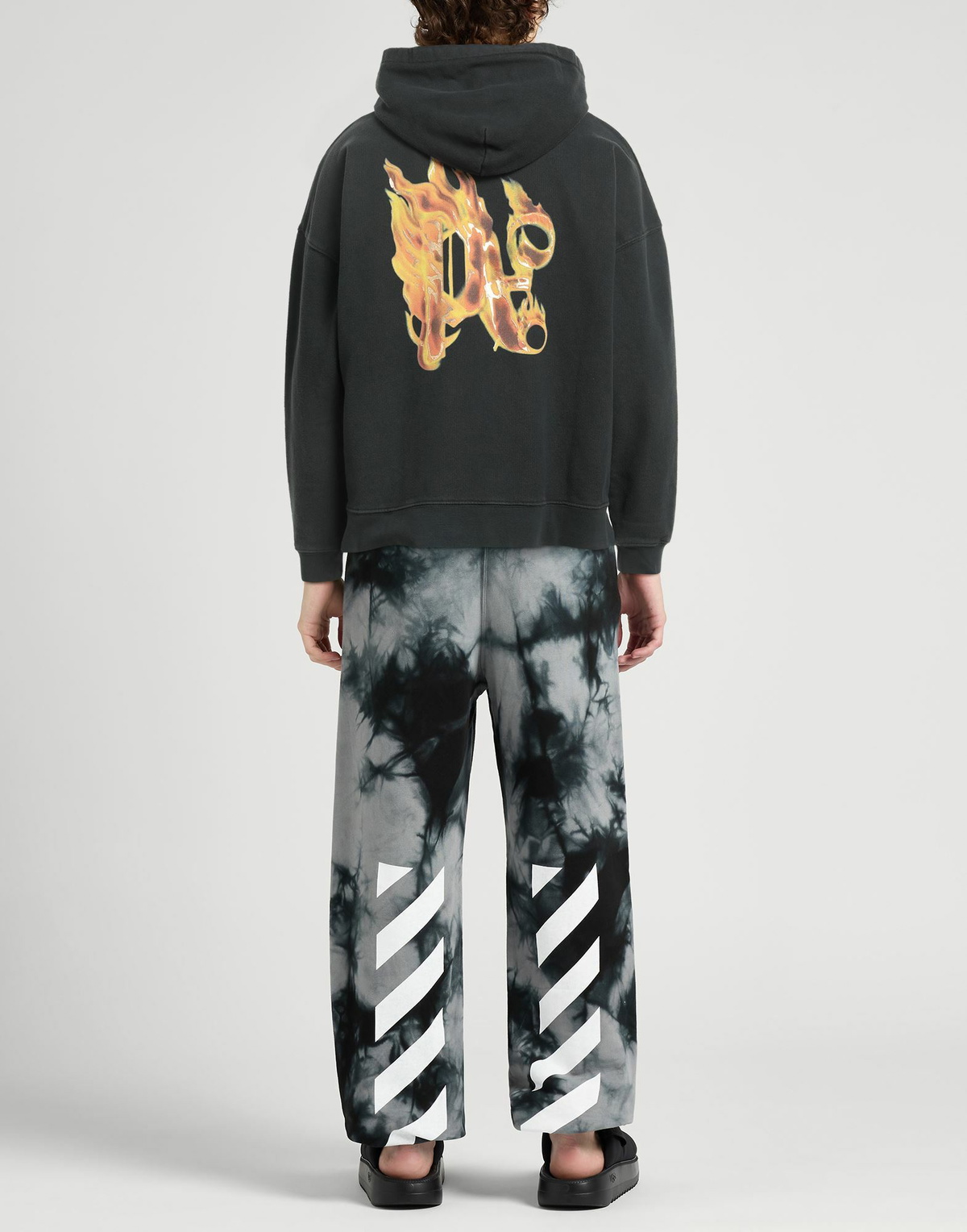 Palm Angels Mens Sweatshirt Charcoal