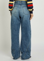 JW Anderson Twisted Straight-leg Jeans Denim