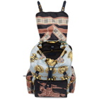 Burberry Multicolor Large Archive Scarf Print Backpack