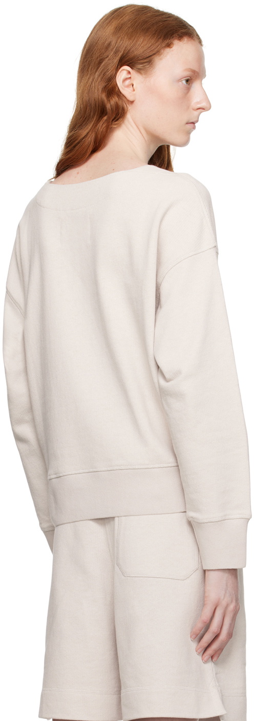 Margaret Howell Off-White Round Neck Sweatshirt