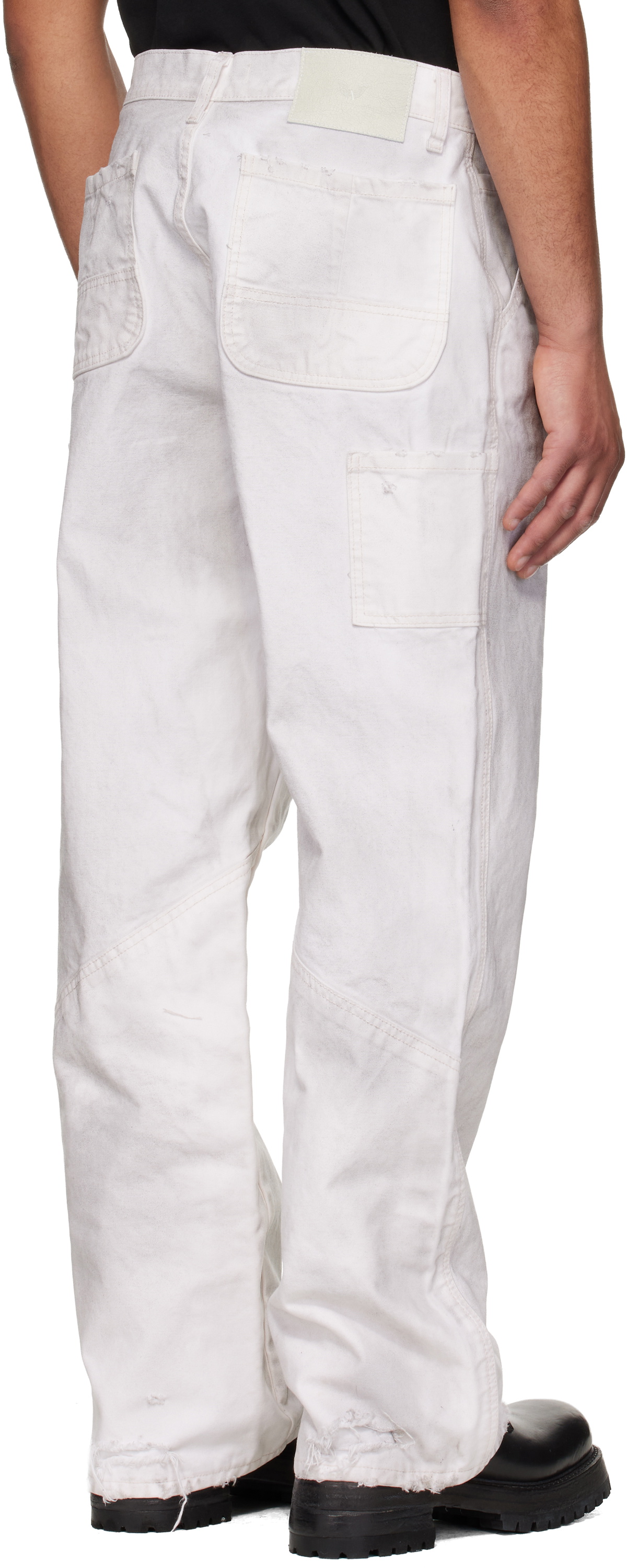 ALEXANDER DIGENOVA Off-White Underground Vintage Trousers