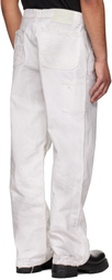 ALEXANDER DIGENOVA Off-White Underground Vintage Trousers