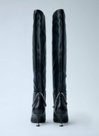 Alexander Wang Chain Detail Knee-High Leather Boots