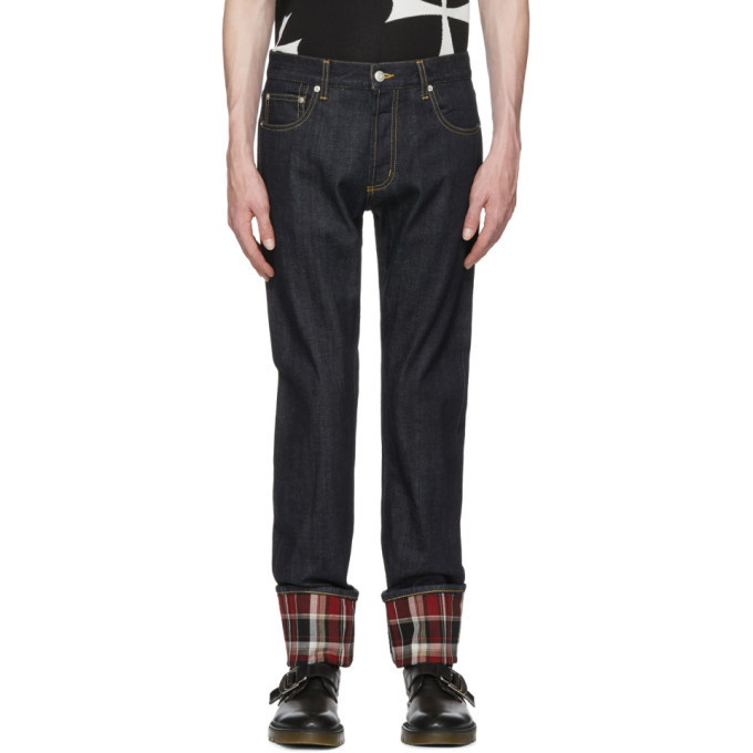 Photo: Alexander McQueen Indigo Japanese Denim Jeans