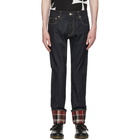 Alexander McQueen Indigo Japanese Denim Jeans