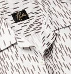 Needles - Camp-Collar Printed Sateen Shirt - Ivory