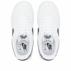 Nike Men's Air Force 1 07 Sneakers in White/Black
