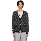 Gucci Black GG Snowflake Cardigan