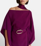 Taller Marmo Taylor belted one-shoulder kaftan