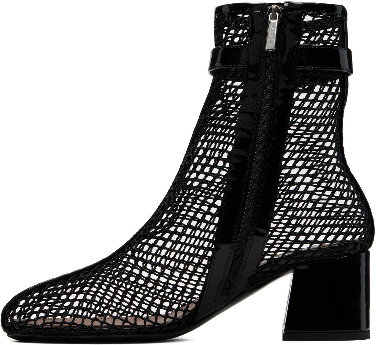 ALAÏA Black Fishnet 55 Boots