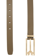 Victoria Beckham Dorian Leather Belt Brown