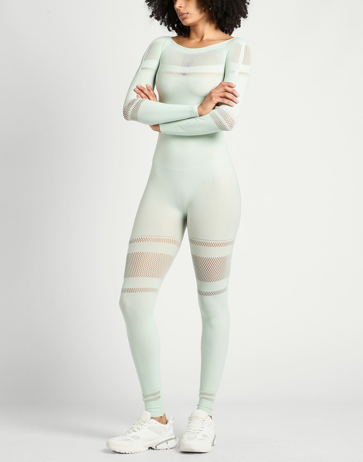 Wolford Womens Jumpsuit Light in Green