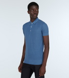Tom Ford Cotton and silk polo shirt