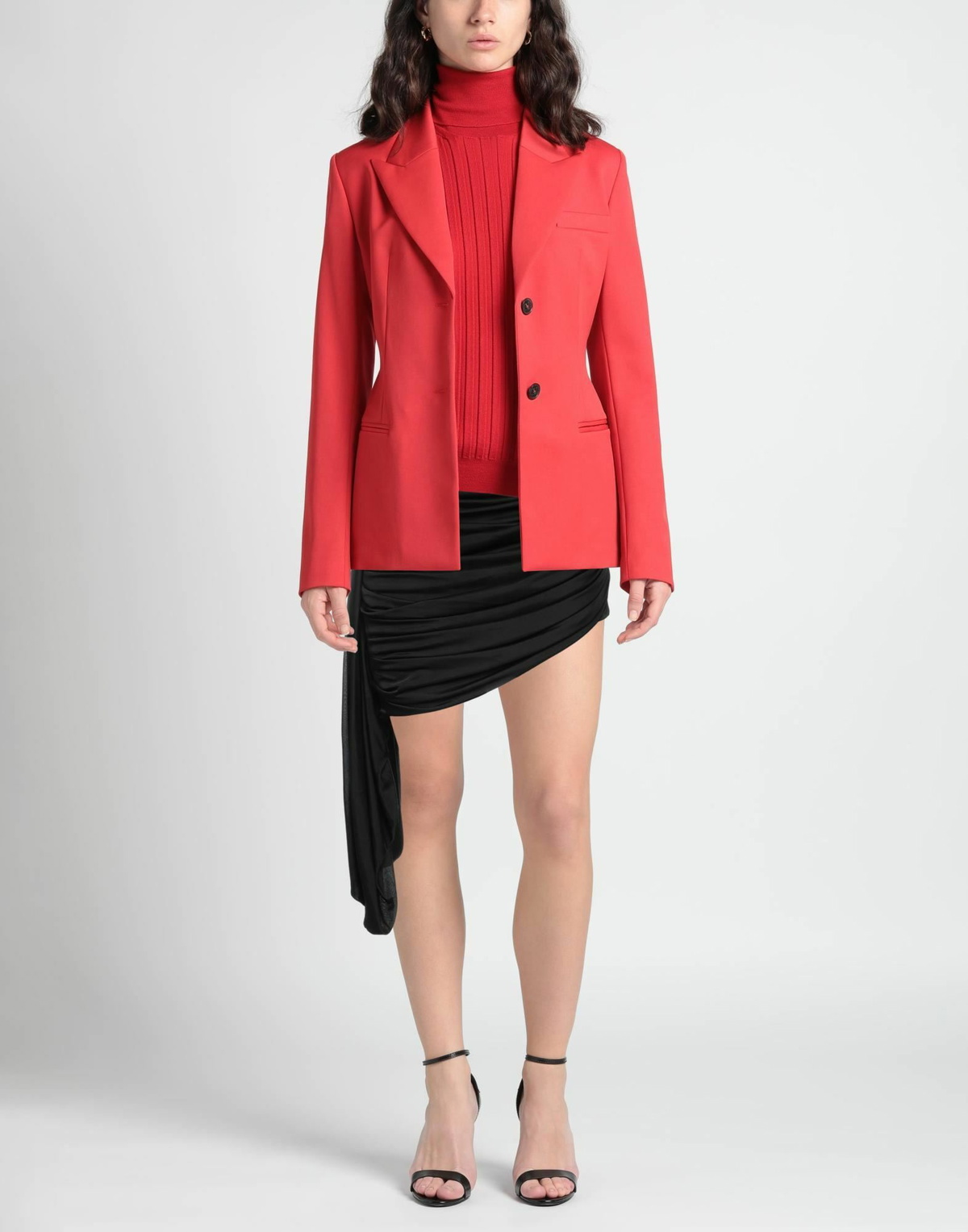 Andreādamo Womens Mini skirt in Black