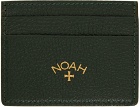 Noah Green Leather Cardholder