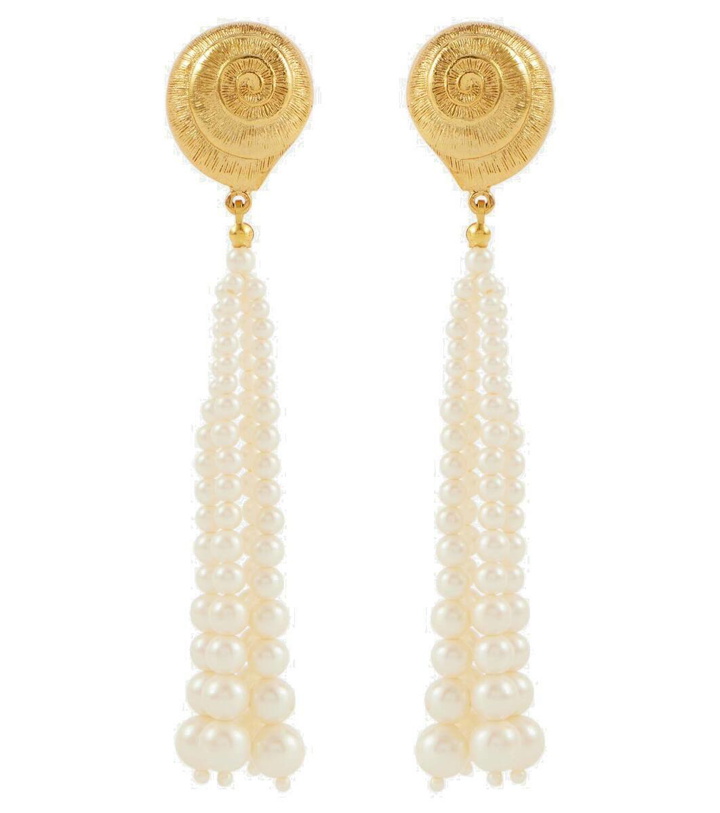 Photo: Jennifer Behr Marcelline faux pearl drop earrings