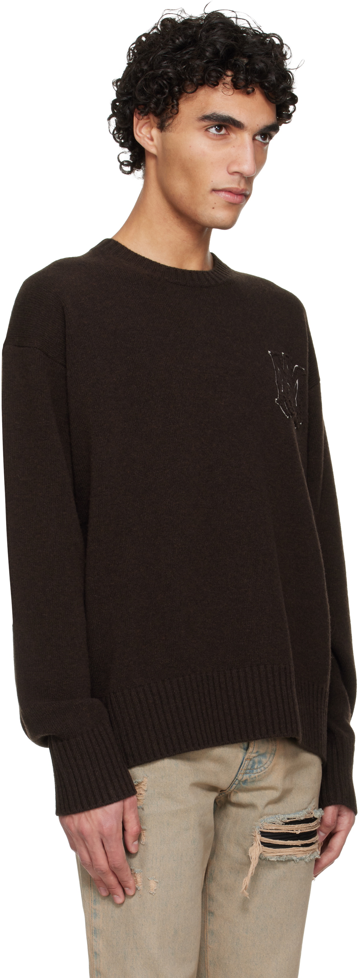 AMIRI Brown MA Sweater