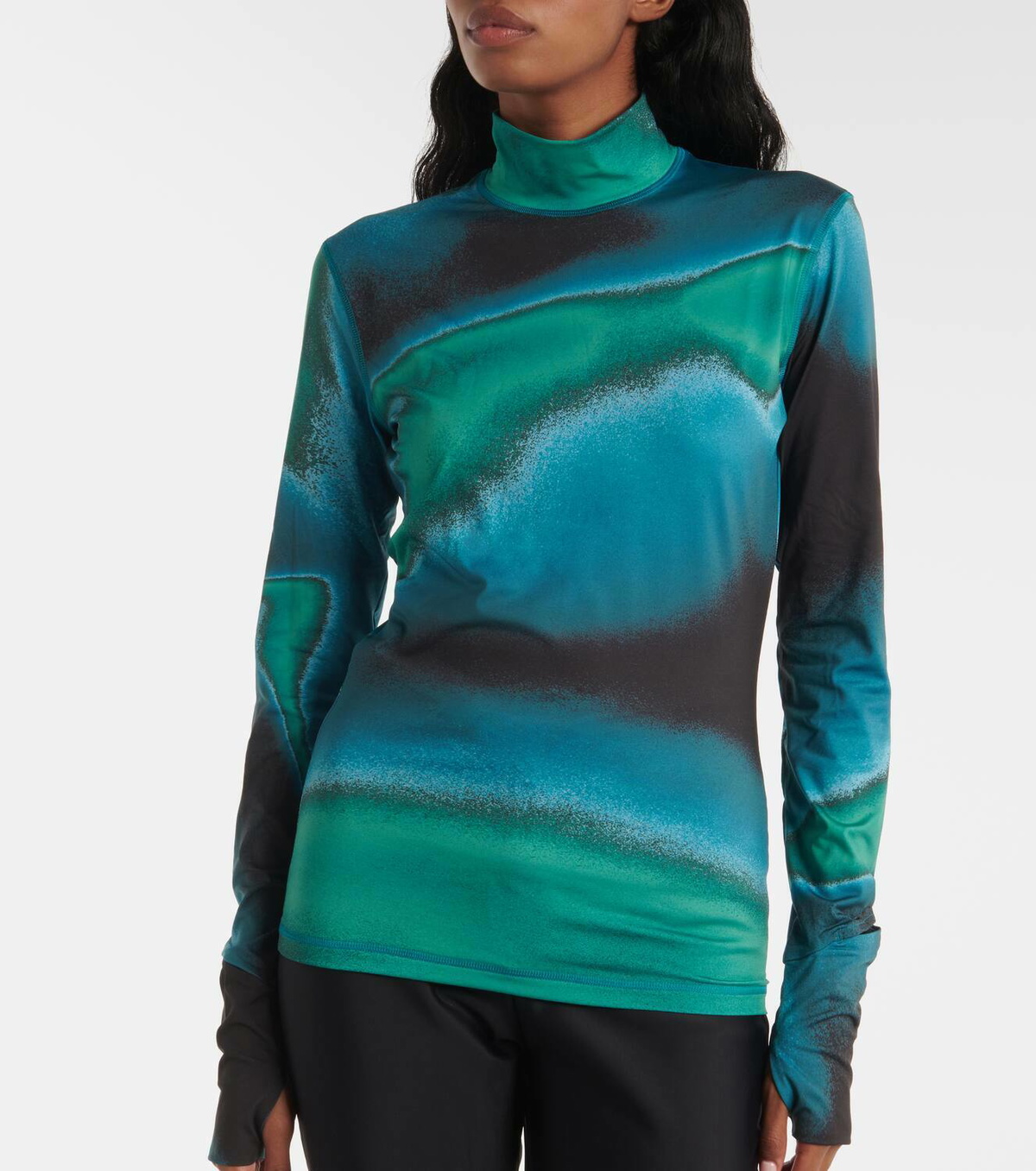 Aztech Mountain Next to Skin printed ski top
