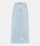 Citizens of Humanity Verona mid-rise denim midi skirt