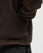 Pas Normal Studios Off-Race Pile Fleece Jacket Brown Men