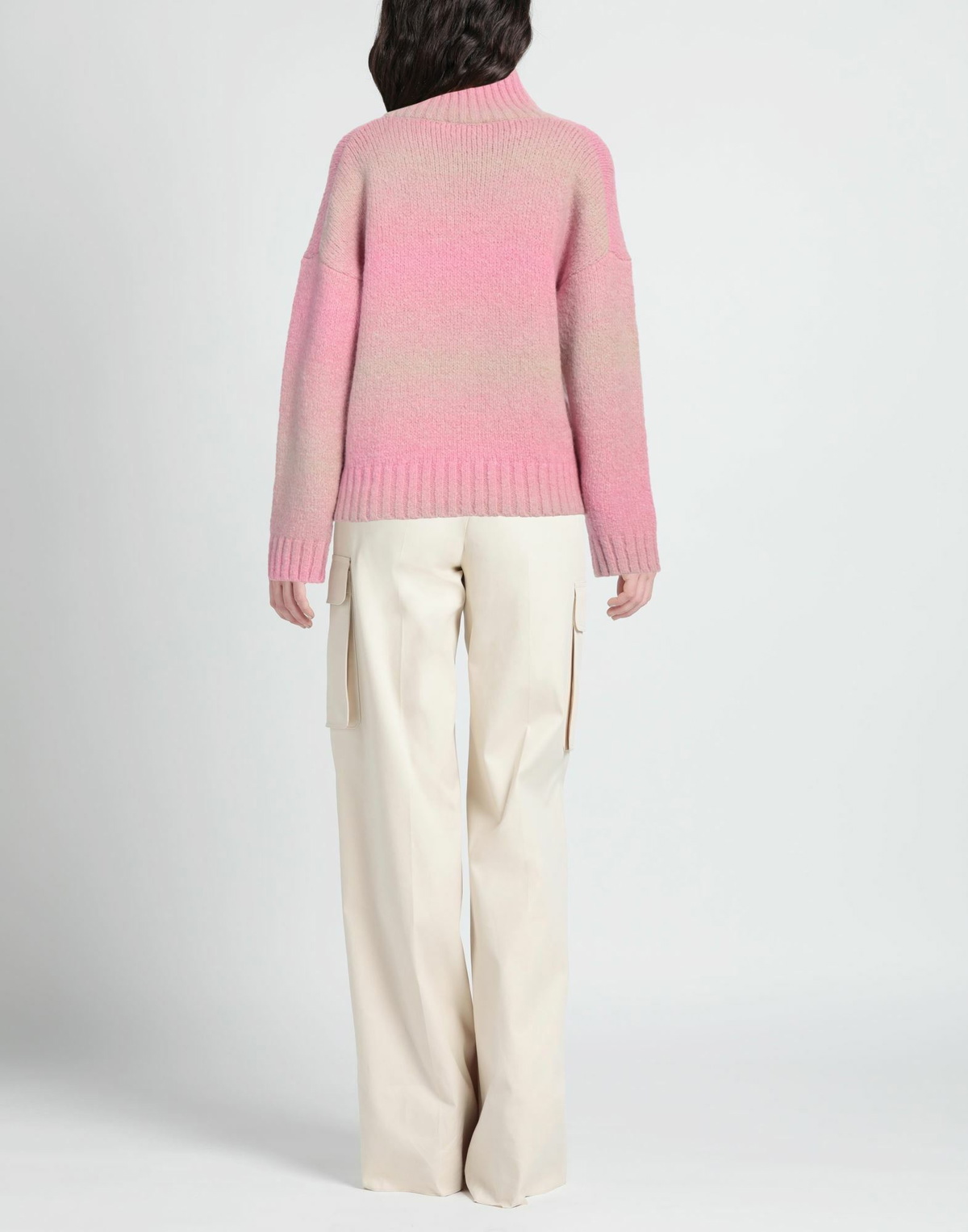 Maje Womens Turtleneck in Pink