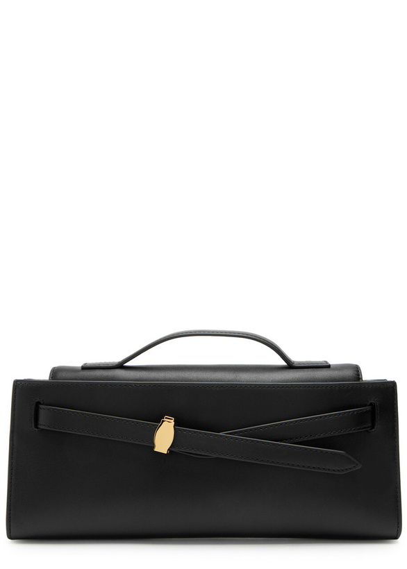 Photo: Veronica Beard Dash Leather Clutch - Black - One Size