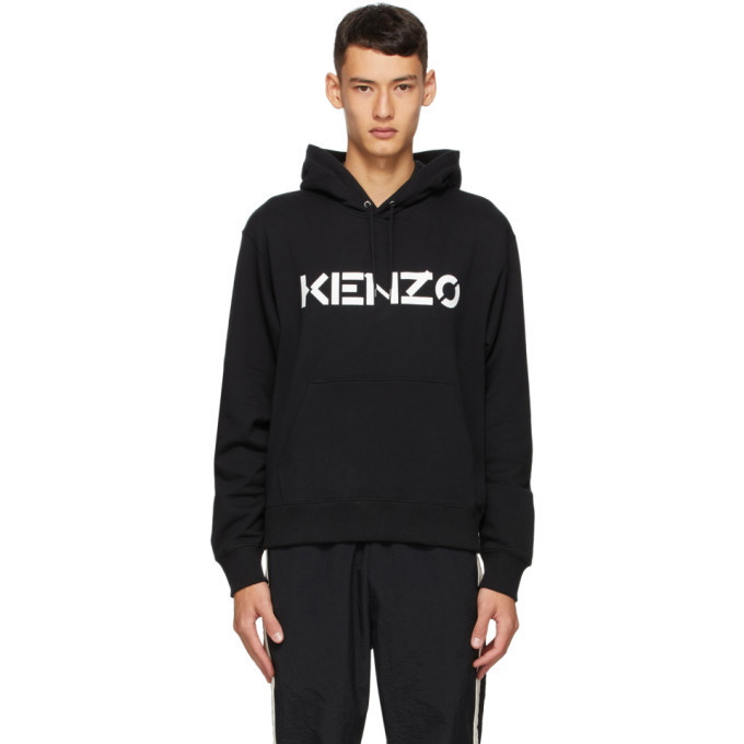 Photo: Kenzo Black Logo Classic Hoodie