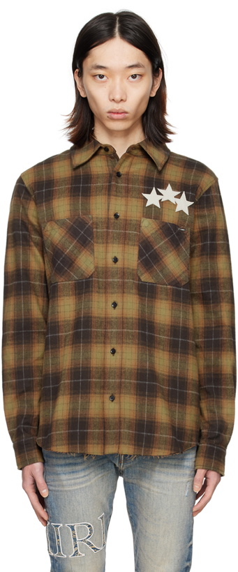 Photo: AMIRI Brown Star Shirt