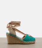 Valentino Garavani Resort suede espadrille wedges