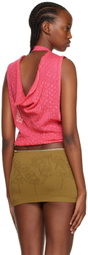 Katya Zelentsova SSENSE Exclusive Pink Tank Top