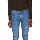 Moussy Vintage Blue Andover Skinny Jeans