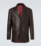 Brunello Cucinelli Leather blazer