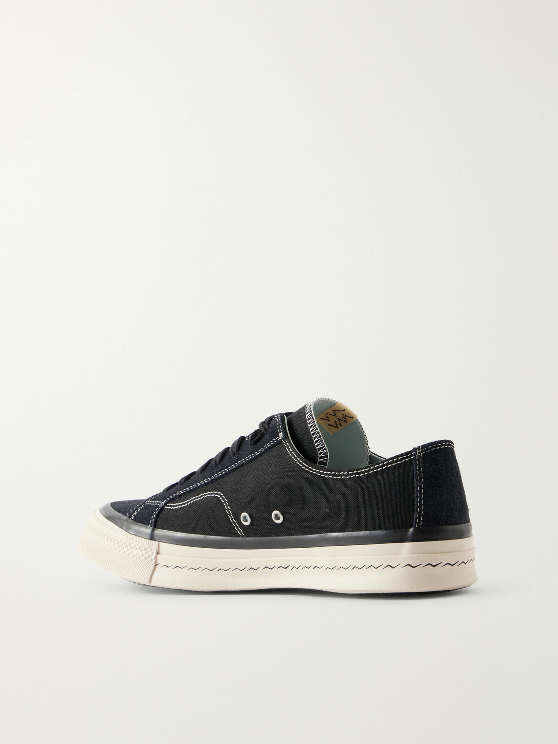 Visvim - Nolan Suede-Trimmed Canvas Sneakers - Black