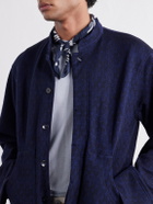 Blue Blue Japan - Printed Cotton Scarf - Blue