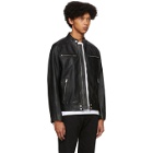 Diesel Black Leather L-Boy Jacket