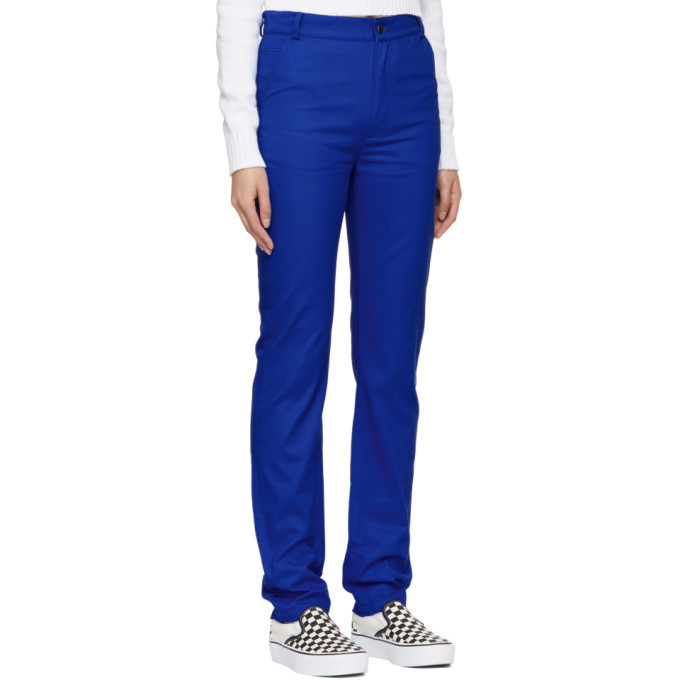 Anton Belinskiy Blue Twill Trousers