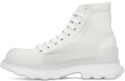 Alexander McQueen Off-White Mesh Tread Slick High Sneakers