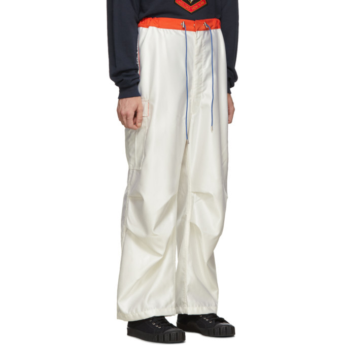 Landlord White Colorful Cargo Pants Landlord