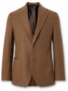 De Petrillo - Slim-Fit Unstructured Wool and Cashmere-Blend Blazer - Brown