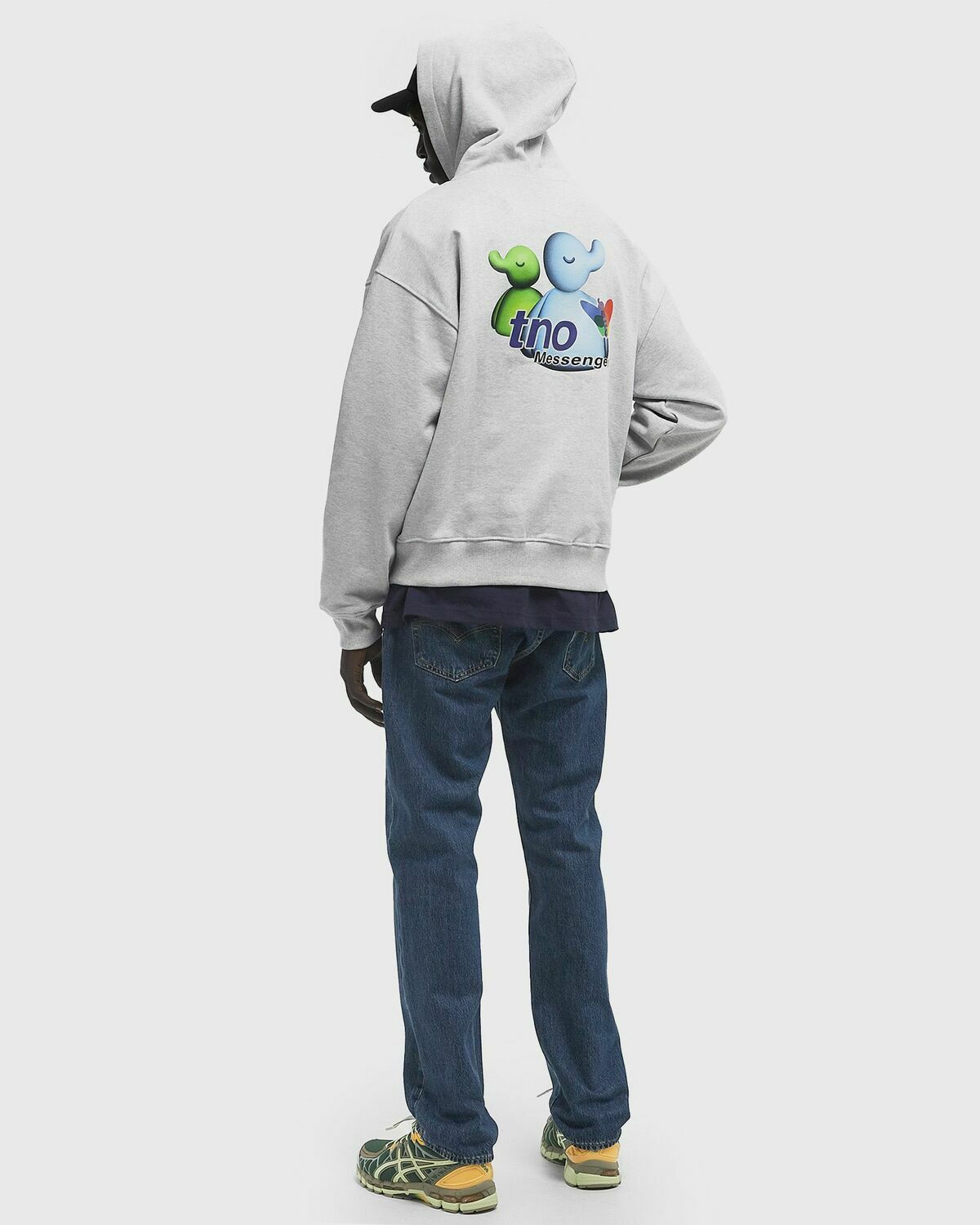 The New Originals TNO - MESSENGER HOODIE Grey Mens Hoody The The New Originals TNO - MESSENGER HOODIE Grey Mens Hoody The