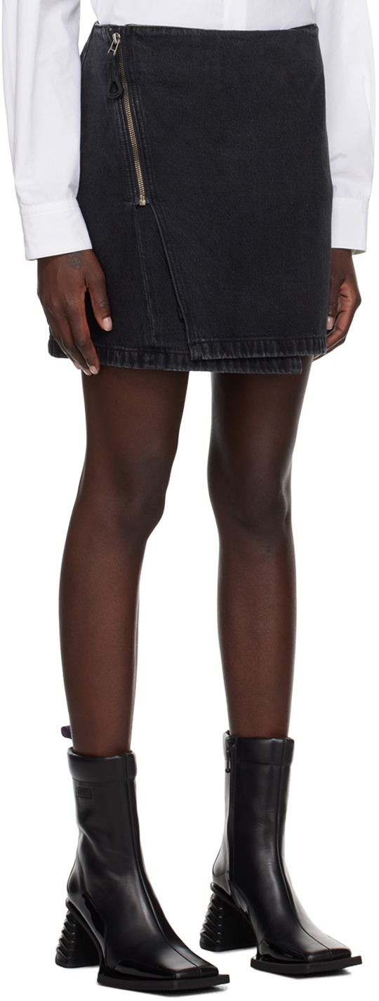 EYTYS Black Rogue Denim Miniskirt