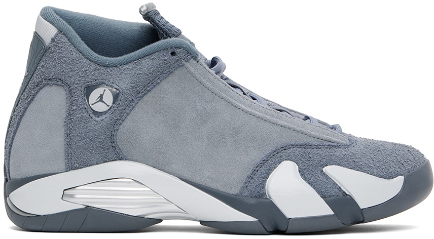 Photo: Nike Jordan Gray Air Jordan 14 Retro Sneakers