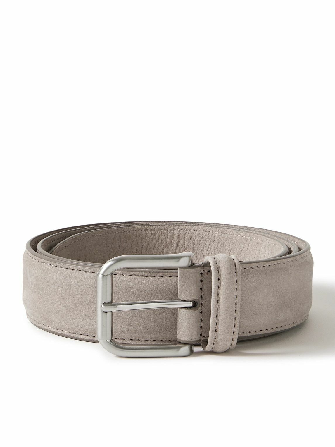 Anderson's - 3.5cm Nubuck Belt - Brown