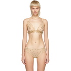 Le Petit Trou Beige Mathilde Micro Star Bra