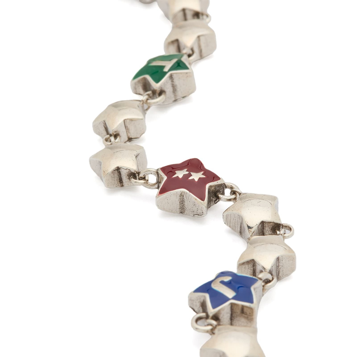 TwoJeys Men's Color Stars Bracelet in Silver