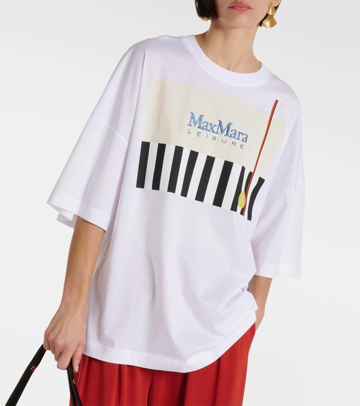 Max Mara Satrapo printed cotton jersey T-shirt Max Mara 