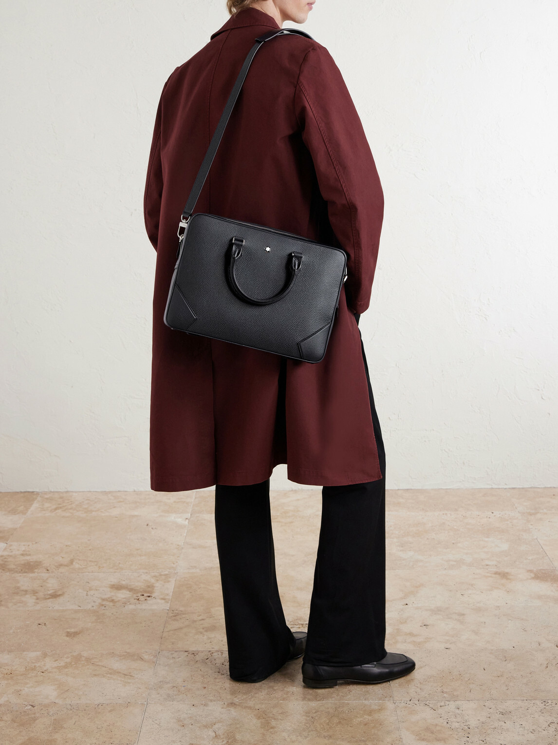 Montblanc - Medium Full-Grain Leather Briefcase
