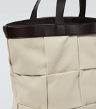 Bottega Veneta Arco Intreccio leather-trimmed tote bag